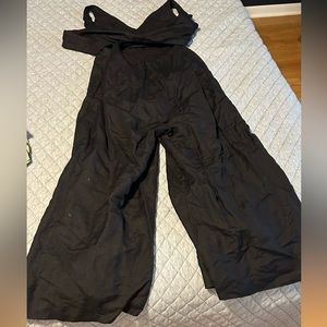 AMUSE SOCIETY black self-tie jumpsuit